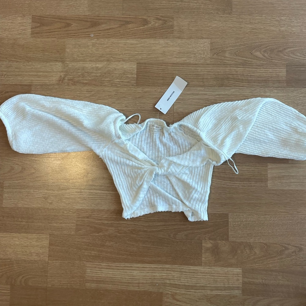 Urban Outfitters Cropped Sweater with Front Tie